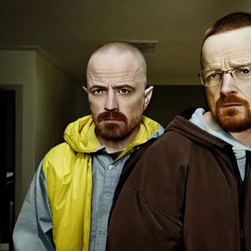 Prompt: Walter white and Jesse pinkman come from a land down under