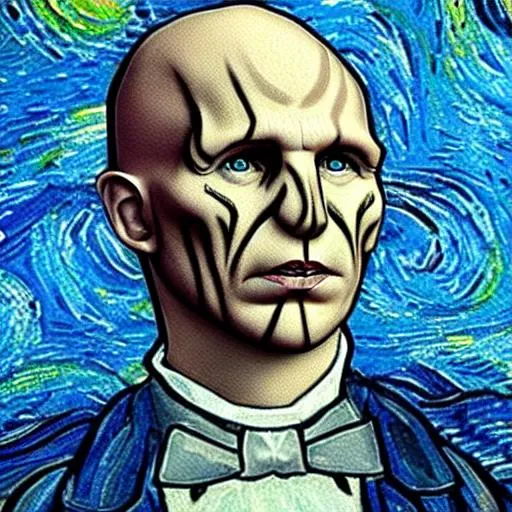 Lord Voldemort as Van Gogh | OpenArt