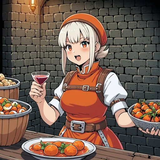 Prompt: Delicious in Dungeon 