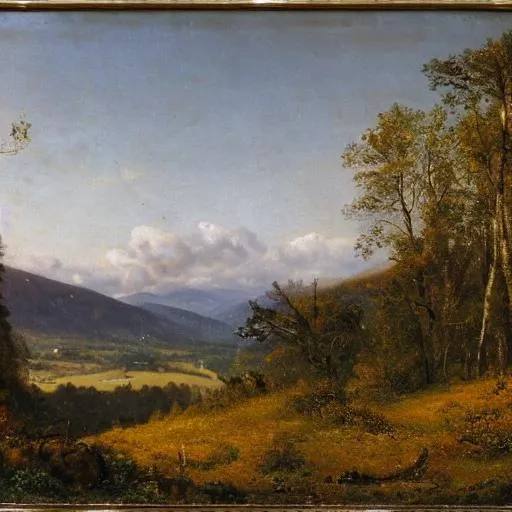 the highland with the forest view. impressonist | OpenArt
