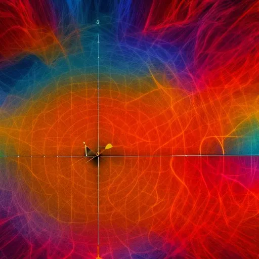 Prompt: The structure of time, time visualized