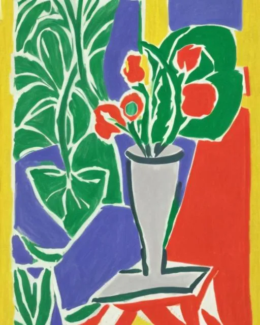 Henri Matisse in the style of Henri Matisse