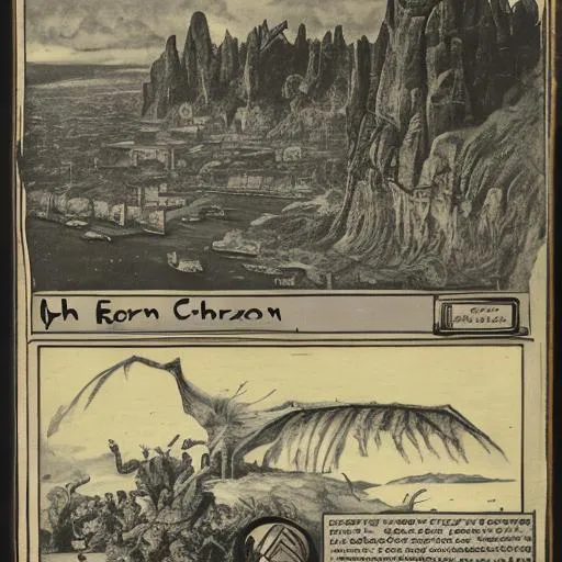 Prompt: The Demon Choronzon of the river Elbe