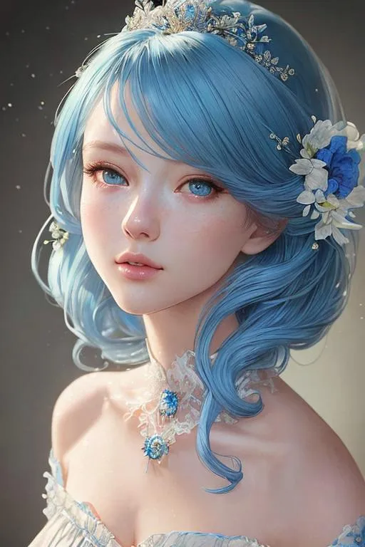 Prompt: ((best quality)), ((masterpiece)), ((realistic)), (detailed) illustration photographic , beautiful face, cute, queen, blue hair colour, perfect composition,elegant, hd octane render, messy wob cut,high resolution scan, masterpiece, hyperrealism, delicate detailed complex, highly detailed, intricate detailed, volumetric lighting, light reflection, highly detailed concept art, trending on artstation, vivid colors, melancholic, cold background, loneliness, depressing, hopelessness, suffering
(((close up face shoot))), dim lights, 8k uhd, realistic, Nikon z9, raytracing, focus face, (sharpness:2. 0)