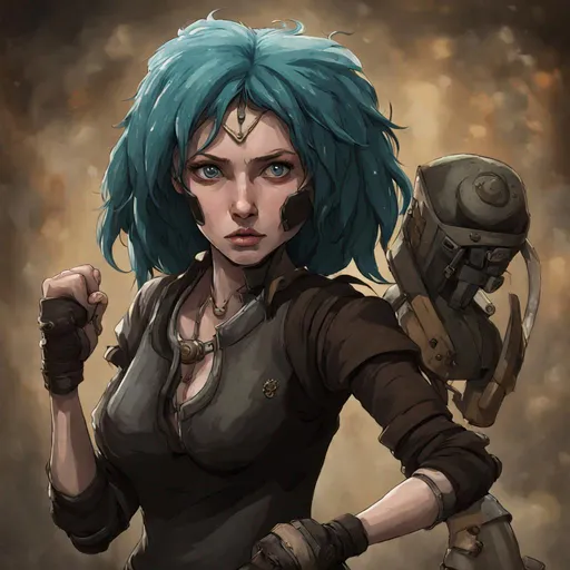 Prompt: One day, Bertha was walking in the forest when she came across a group of bandits. The bandits were impressed by Bertha's strength, and they offered her a place in their gang. Bertha accepted, and she quickly became one of the bandits' most feared members.