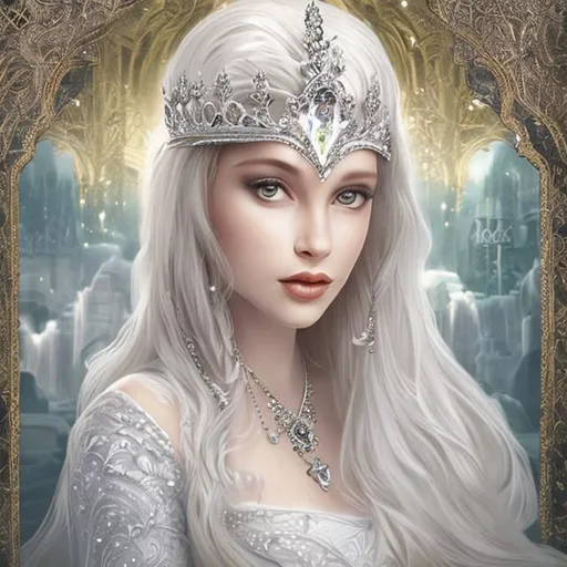 Prompt: white princess