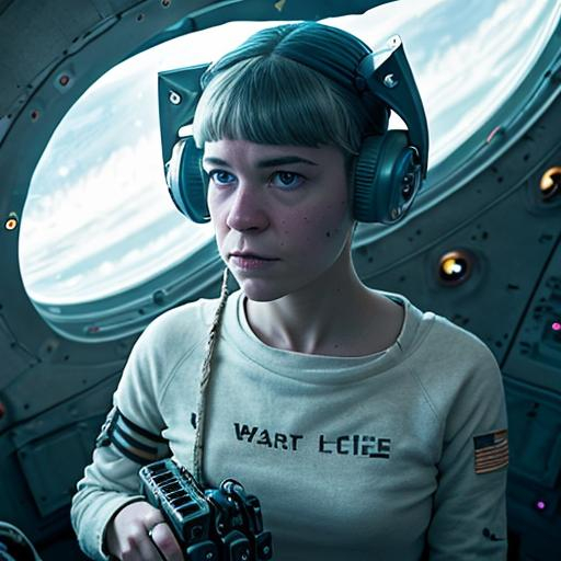 portrait+ style; War girl joining the mile high club... | OpenArt