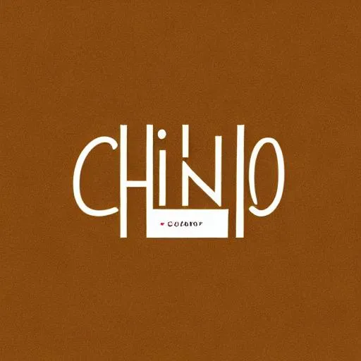 Prompt: Chinola caligrapy creative type
Clean logo geometric  Front minimalism Warm color palette 