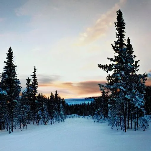 Prompt: beautiful and really accurate picture of lapland landscape