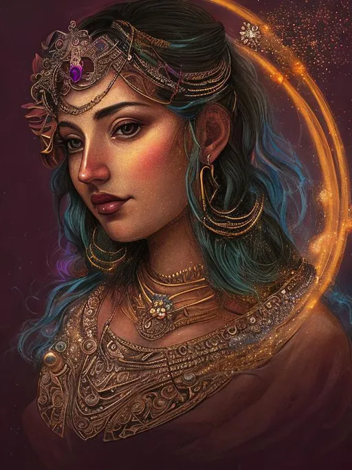 Prompt: Goddess Aura portrait 