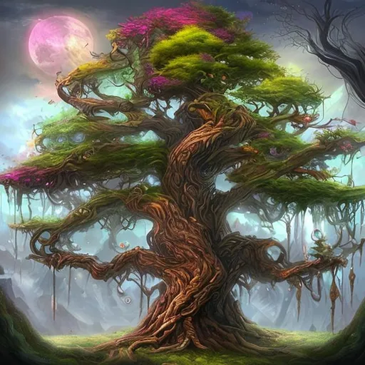 Prompt: fantasy tree