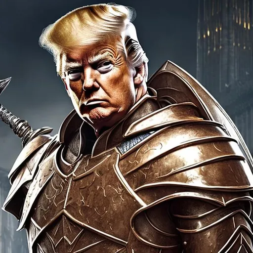 Prompt: Donald Trump as Custode.