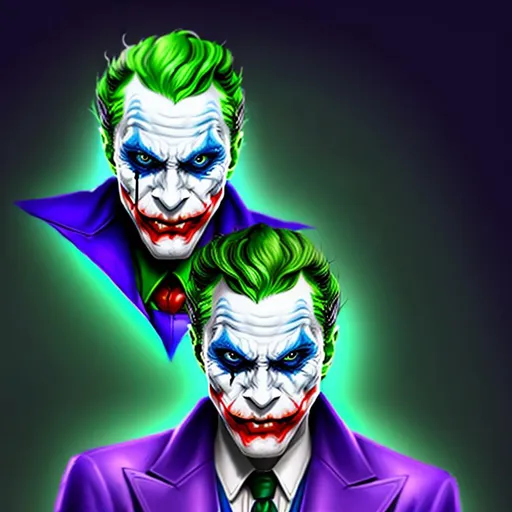 Prompt: Joker  batman