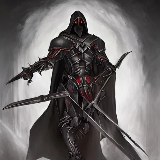 Prompt: Evil Knight Reaper
