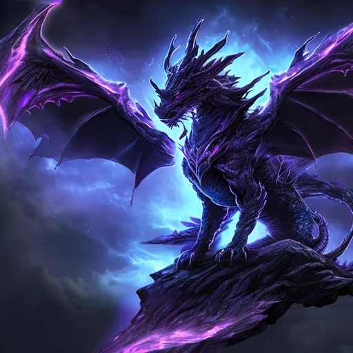 Prompt: astralvoid dragon