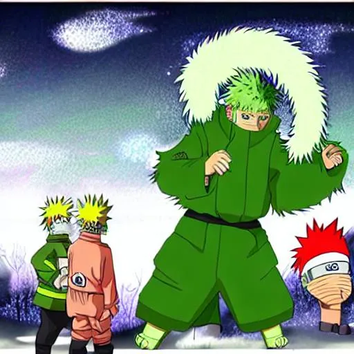 Prompt: naruto grinch

