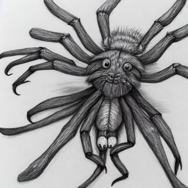 An eldritch horror combining the legs of a spider wi... | OpenArt