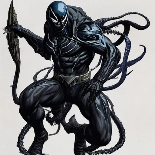 Prompt: Venom as a destiny hunter