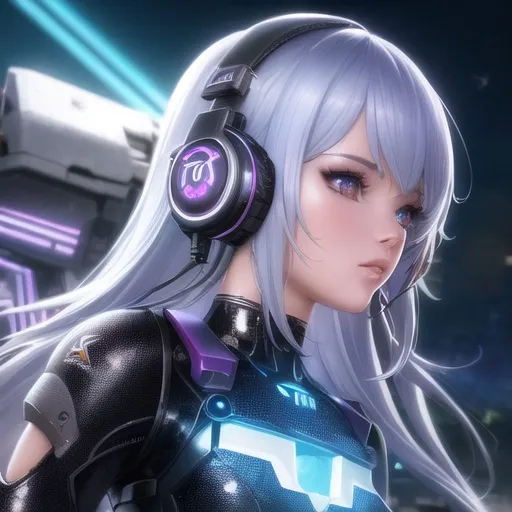 Prompt: majestic futuristic vibes outdoors cuberpunk slums, anime style picture with a very intricate world full body image of cute girl in futuristic gear and weapon next to a mech vehicle in a cuberpunk world, intricate landscape, downward angle full bodyand small waist perfect face, refracting, leaves, neon lights, wearing gaming headphones synthwave style , cute anime girl,perfect composition, hyperrealistic, render, super detailed, 8k, high quality, trending art, trending on artstation, sharp focus, studio photo, intricate details, highly detailed, creative, hair, fan art, glistening, refracting, leaves art, smooth shiny lighting, light reflect off skin hyper realistic,hdr, micro details, dark anime details, perfect compensition western battle background, perfect composition, hyperrealistic, render, super detailed, 8k, high quality, trending art, trending on artstation, sharp focus, studio photo, intricate details, highly detailed, creative, hair, fan art, glistening, futuristic goggles gamer, very cool detailed, realistic smooth lighting, side view, realistic, sharp lines