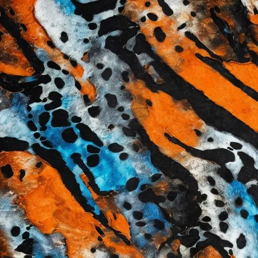 Prompt: abstract animal skin texture close up painted