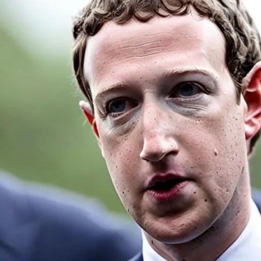 Serious Zuckerberg as badass (Mark Zuckerberg) runni... | OpenArt