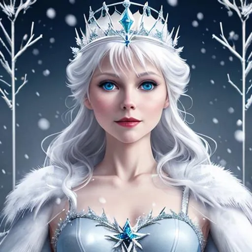 Prompt: Snow queen