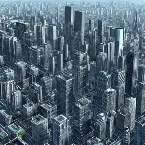 Prompt: Hyper realistic city image .