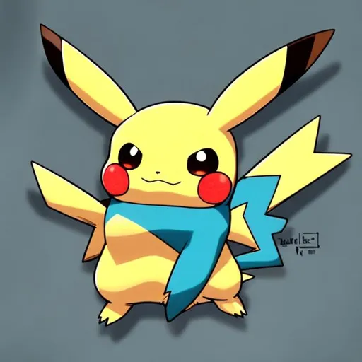 Prompt: Pikachu mixed with Squirtle