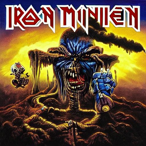 iron maiden album cover | OpenArt