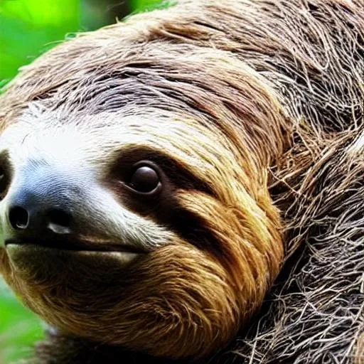 Prompt: 
Sloth, Hewan Lucu dan Menggemaskan yang Memikat Hati

Sloth, atau biasa dikenal dengan nama "kucing kayu" atau "katak kayu", adalah hewan langka yang menawan dengan karakteristiknya yang lucu, menggemaskan, dan cantik. Hewan ini memiliki daya tarik tersendiri yang membuatnya menjadi salah satu favorit di antara banyak orang.

Sloth dikenal karena gerakan lambatnya yang terkenal. Mereka adalah hewan pengerat arboreal yang tinggal di hutan-hutan Amerika Tengah dan Selatan. Salah satu fitur paling mencolok dari sloth adalah rambut panjang dan tebal yang menutupi tubuh mereka. Rambut ini sering kali tampak seperti alga atau lumut, memberikan penampilan yang unik dan menarik. Dalam beberapa kasus, rambut mereka dapat berfungsi sebagai tempat hidup bagi alga dan organisme mikro lainnya, menciptakan hubungan simbiosis yang menarik.

Wajah sloth yang lembut dan mata besar mereka juga menambahkan sentuhan menggemaskan pada penampilan mereka. Mata mereka tampak ceria dan ekspresif, memberikan kesan lucu dan memikat hati bagi siapa pun yang melihatnya. Ekspresi rileks dan tenang pada wajah mereka sering kali dianggap sebagai salah satu daya tarik utama yang membuat banyak orang jatuh cinta pada hewan ini.