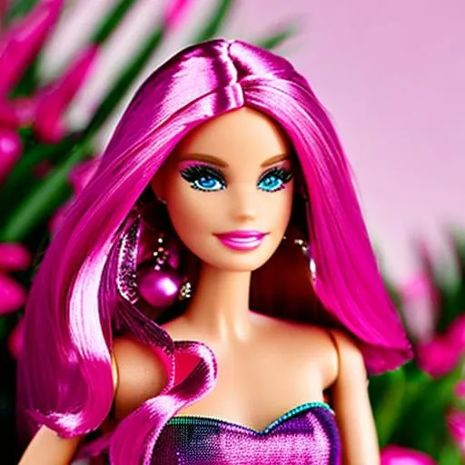Prompt: Barbie wearing Giorgio Armani look 