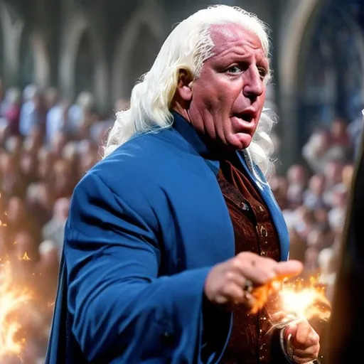 Prompt: Ric Flair in the Harry Potter Universe 

