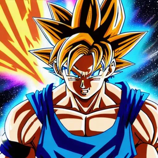 Goku,Super saiyan , HD, UHD, HDR, Highly detailed, h