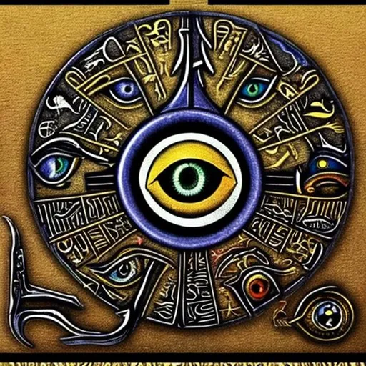 Prompt: Eye of Ra Vs Eye of Horus