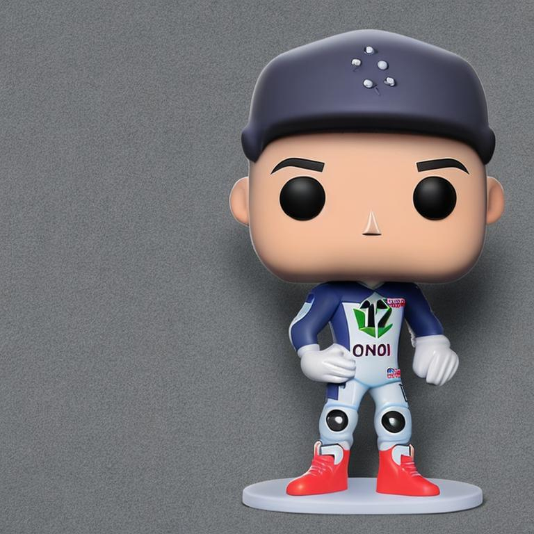 Funko pop Jorge Lorenzo figurine, made of plastic, p...