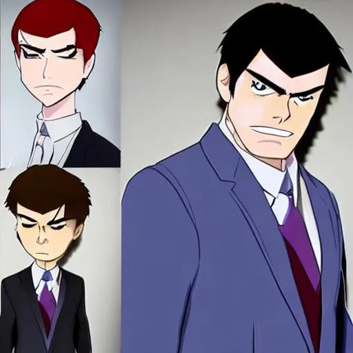 Prompt: Dexter in a dapper suit same anime quality as it’s show on Cartoon Network make it realistic as vfx done in mivie like avenger