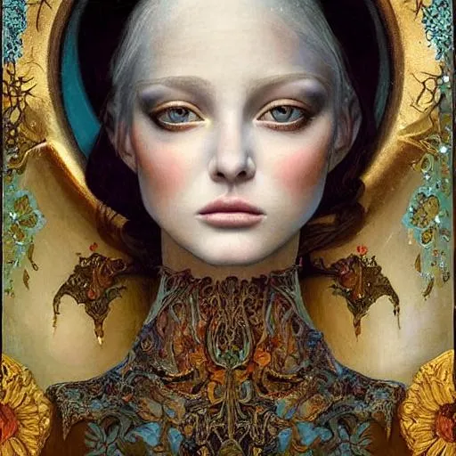 Prompt: daniel merriam art, jennifer healey art, tatyana doronina art, fantasy art, beautiful renaissance painting of woman, perfect face, painting of full body rennaissance gown, sparkles, Beautiful goddess, Haute Couture, princess dress, beautiful symmetrical face, pre-raphaelite, soft shadows, stunning, dreamy, elegant, ornate, style of tom bagshaw, roberto ferri and Marco mazzoni, hyper-realistic, matte painting , enhanced, photo render, 8k, art by artgerm, wlop, loish, ilya kuvshinov, 8 k hyperrealistic, crackles, hyperdetailed, beautiful lighting, detailed background, depth of field, symmetrical face, frostbite 3 engine, cryengine, bubbles, dragonflies, garden of roses and peonies background, ultra detailed, soft lighting