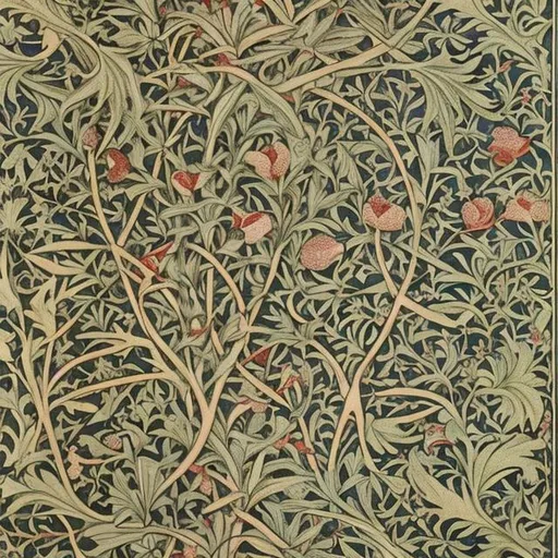 Prompt: Help me design the cover of a British arts and crafts exhibition album with the theme "Beyond William Morris: British Arts and Crafts, 1890-1920"