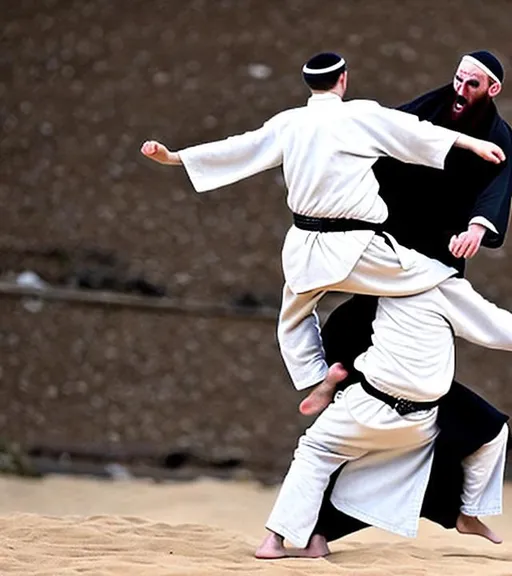 Prompt: jew jitsu