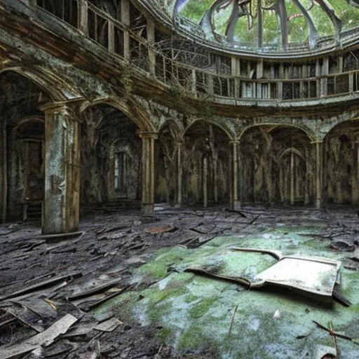 Abandoned world | OpenArt