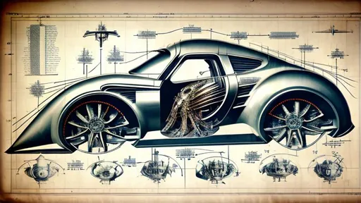 Prompt: technical drawing blueprint Futurism art style infographics exploded view of  biomechanical head of ((henry viii and Anne Boleyn)) by hr giger  retro, infographics, marginalia, detailed exploded view, 1950's popular mechanics poster, retrofuturistic
