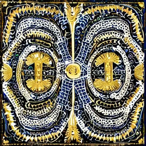 Prompt: Mexican Australian Mauritian White and gold art

