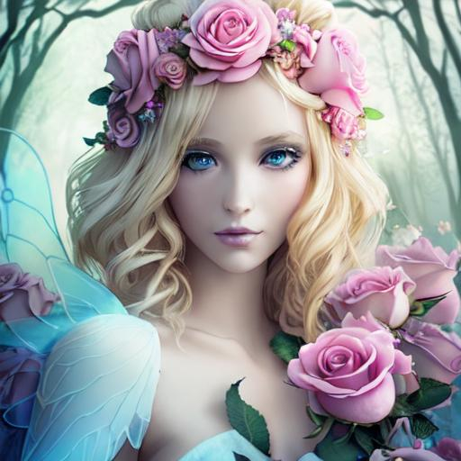 fairy goddess, ethereal beauty, blonde, dreamscape,... | OpenArt