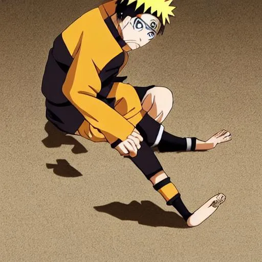 Prompt: naruto's toes