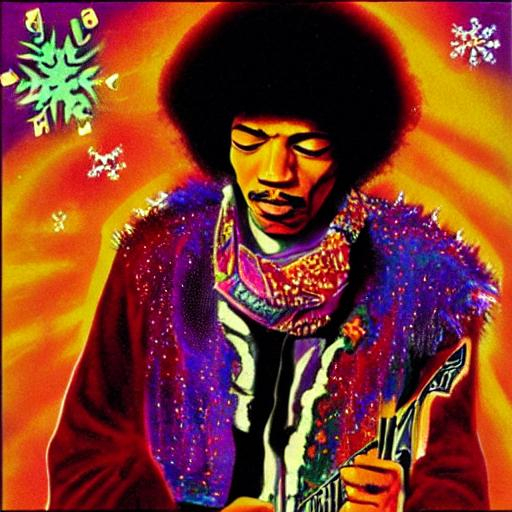 Jimi hendrix 1982 christmas album | OpenArt