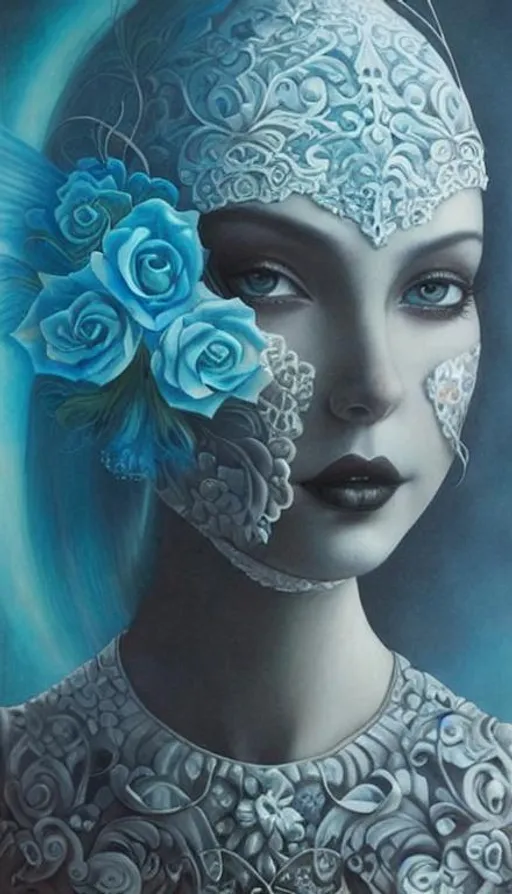 Prompt: a shader of a gothic beauty. Art by artgerm, edre penovac, Daniel Merriam, catrin Welz-Stein, Nicoletta ceccoli, James Jean 