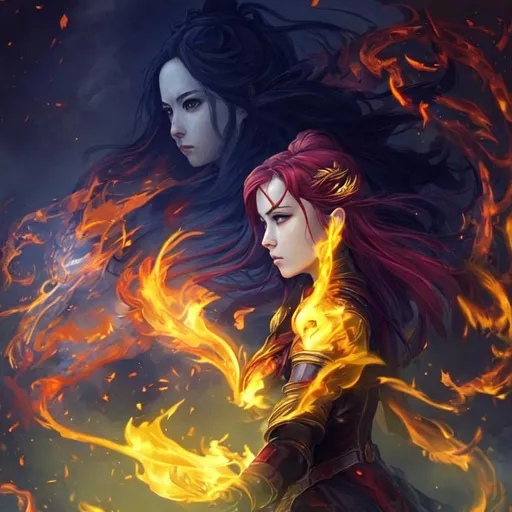 Goddes of fire and war