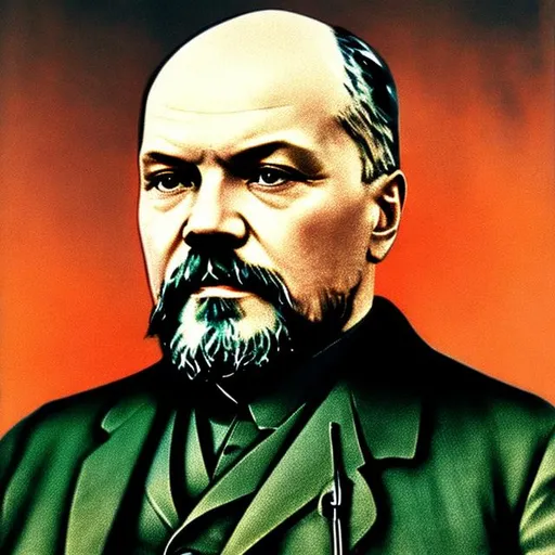 Prompt: LENIN COLORED

