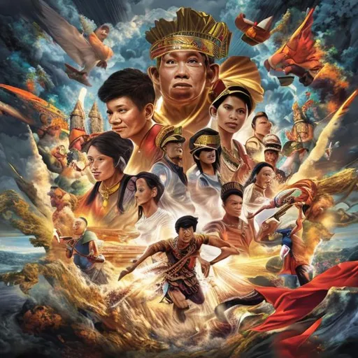 A digital artwork related in Philippine History