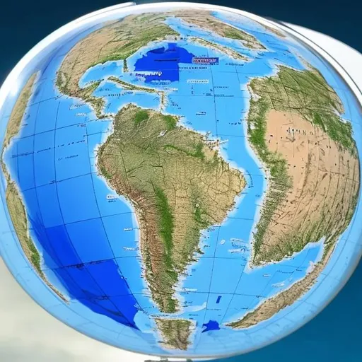 Prompt: create a GIF of a globe that zooms into New Zealand